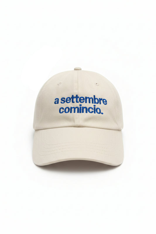 Cappello "A settembre comincio"